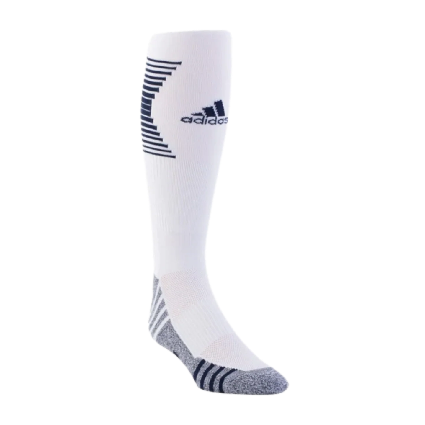 Adidas Team Speed 3 Soccer Over the Calf Socks - White/Navy Blue