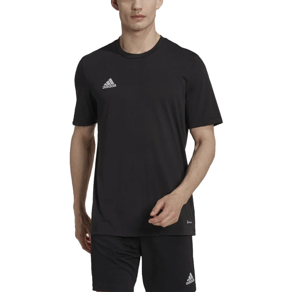 adidas Entrada 22 Poly T-Shirt - Black