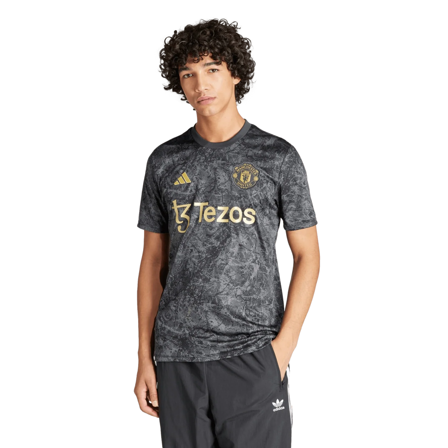 Adidas Manchester United Stone Roses Pre-Match Jersey - Image 3