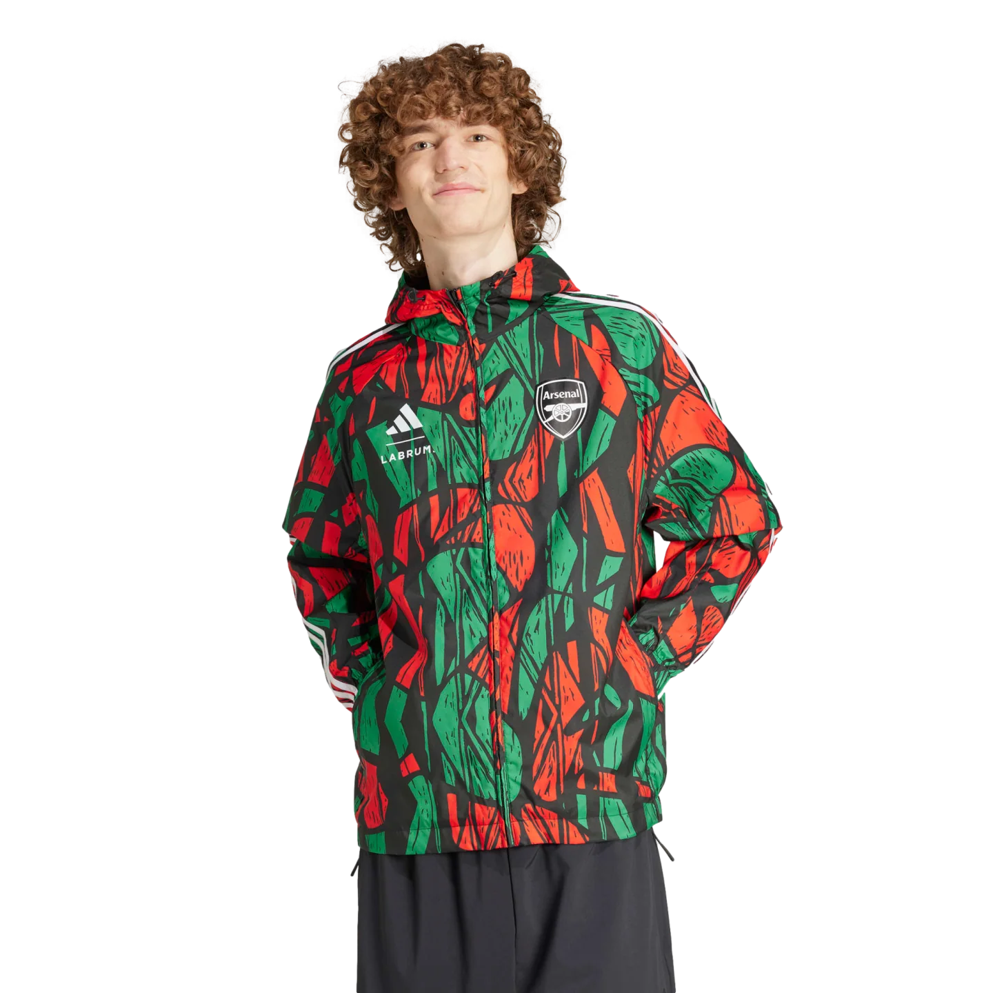 Adidas Arsenal Seasonal Windbreaker Jacket - Image 2
