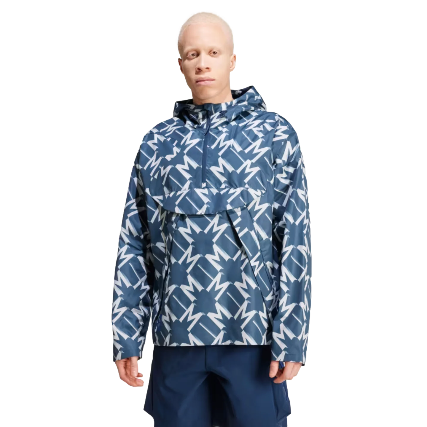 Adidas Manchester United Seasonal Half Zip Windbreaker Jacket - Image 2