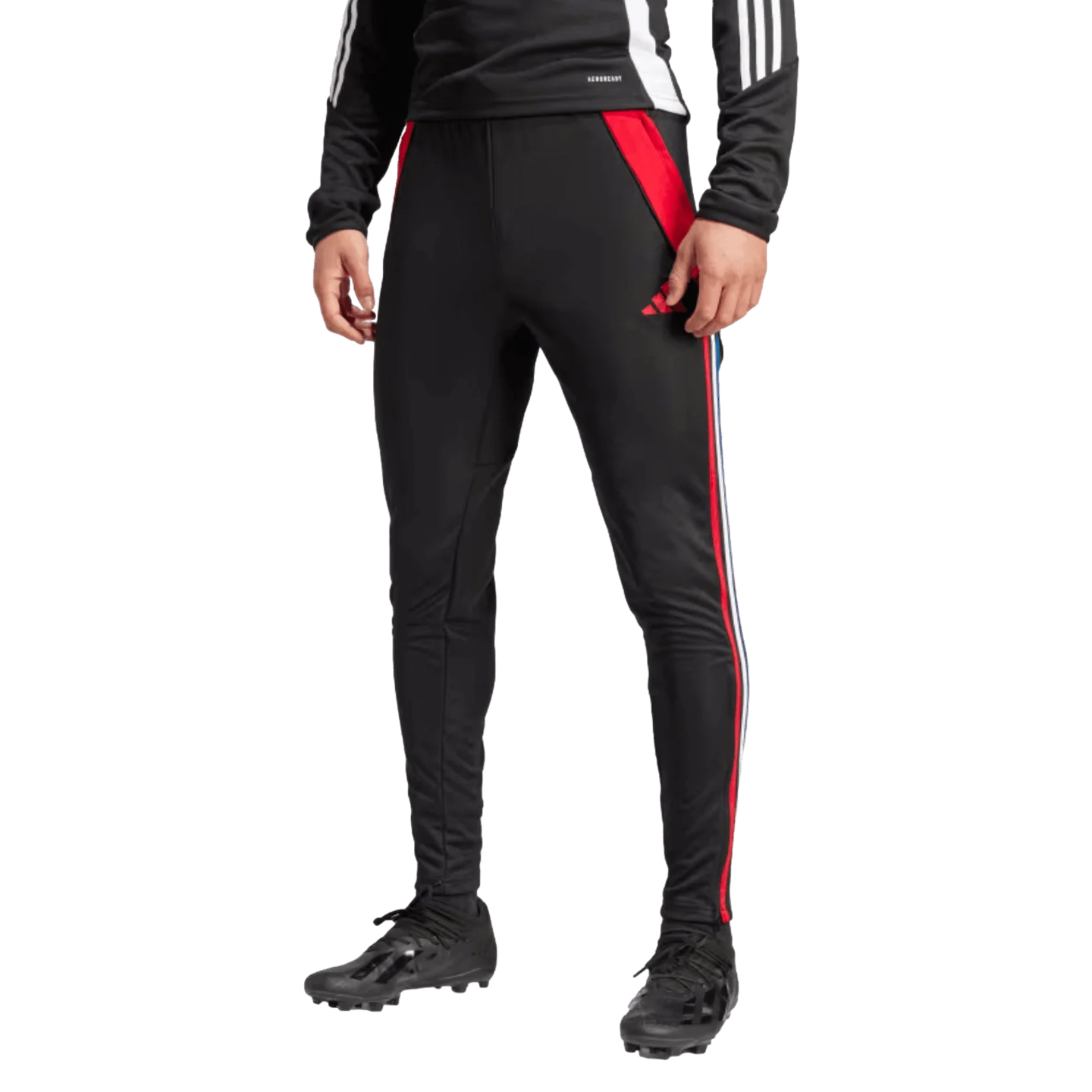 Adidas Tiro 24 Training Pants - Black/Red - Image 2