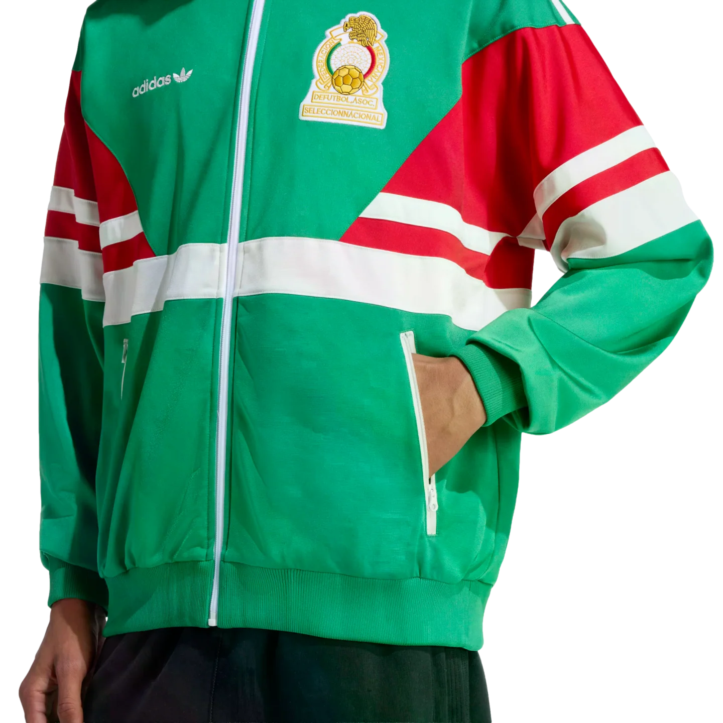 Adidas Mexico 1986 Retro Track Top Jacket - Image 4