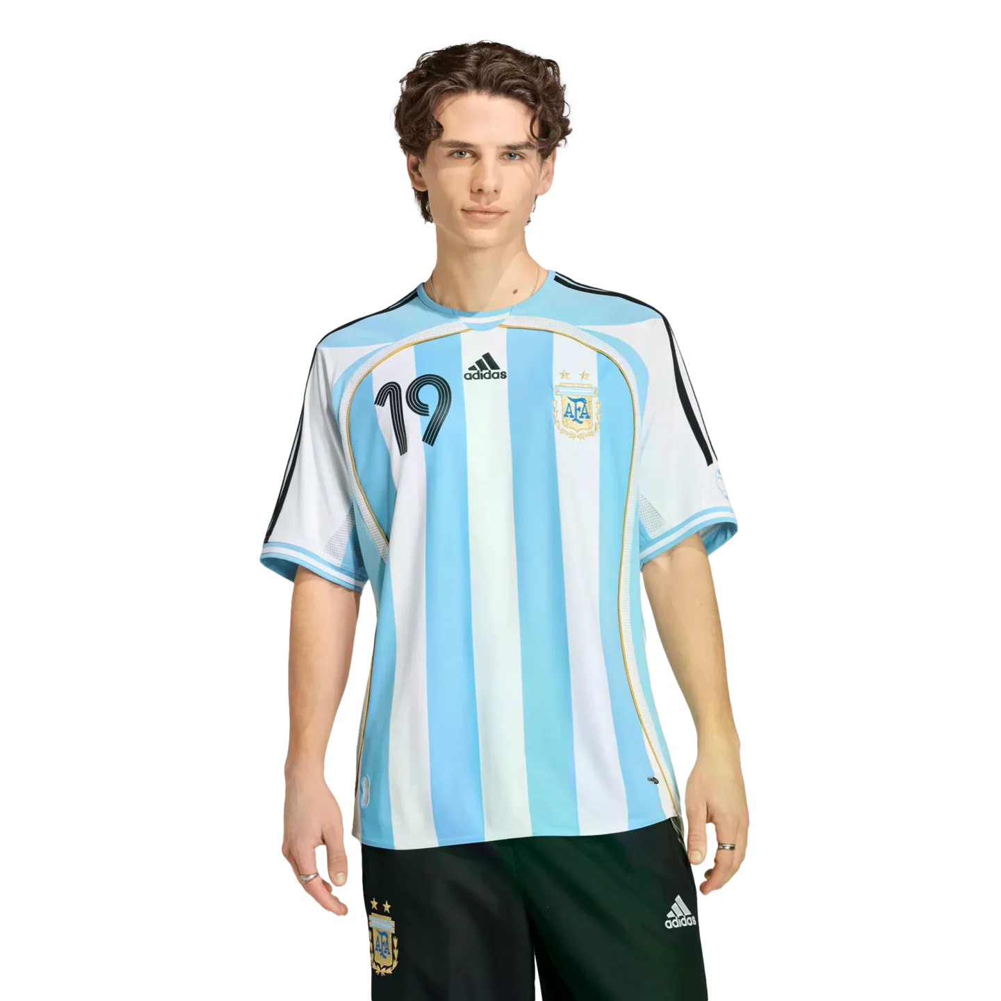 Adidas Argentina Retro 2006 Messi Home Jersey - Image 3