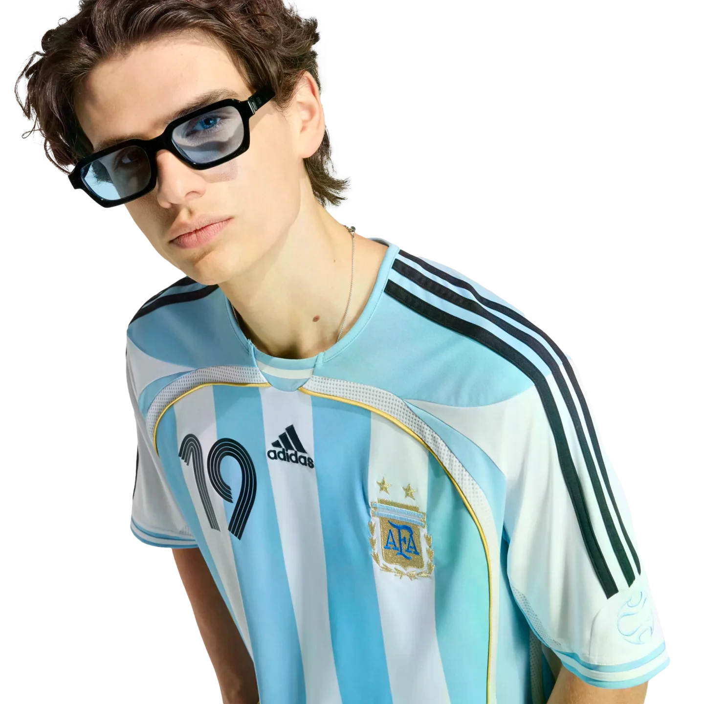 Adidas Argentina Retro 2006 Messi Home Jersey - Image 4