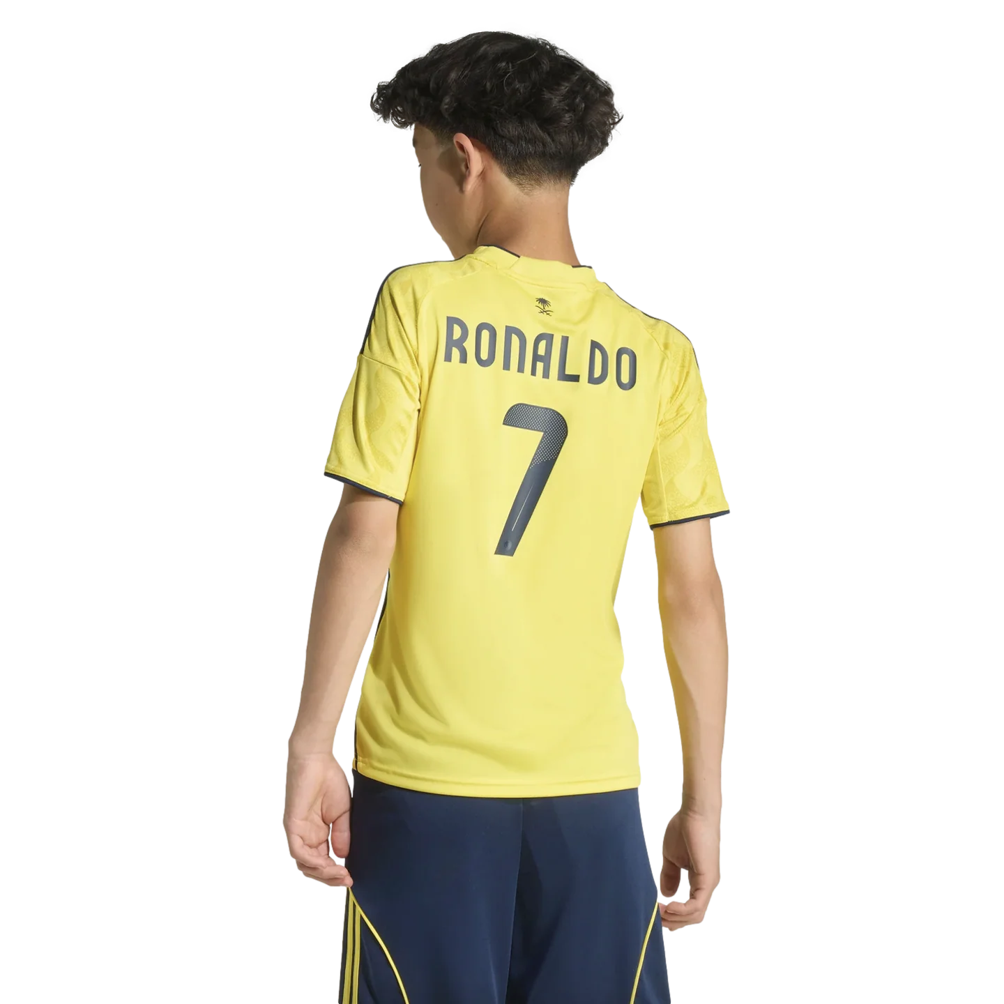 Adidas Al Nassr FC 25/26 Ronaldo Youth Home Jersey - Image 4
