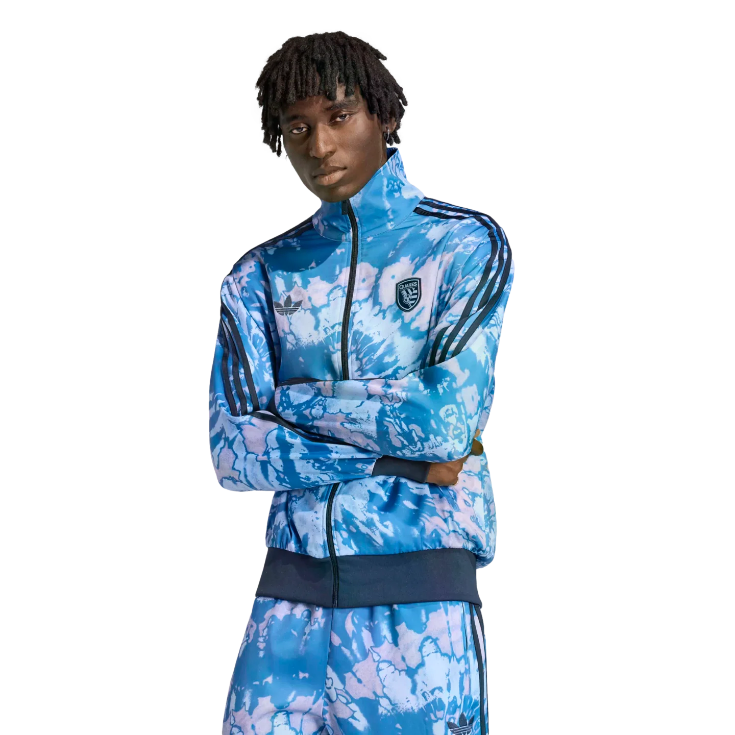 Adidas San Jose Earthquakes Firebird Track Top Jacket - Image 2