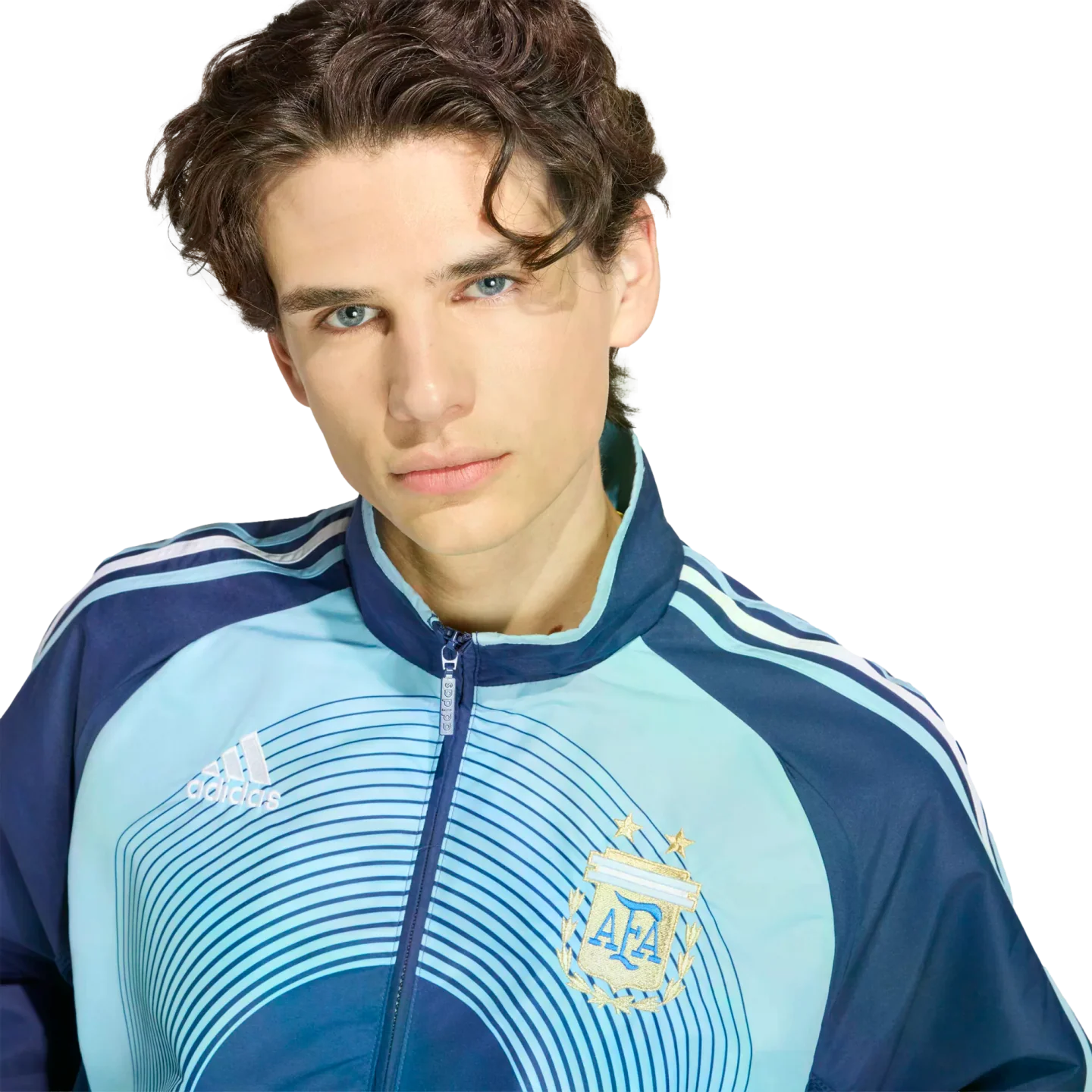Adidas Argentina 2006 Retro Away Track Top - Image 4
