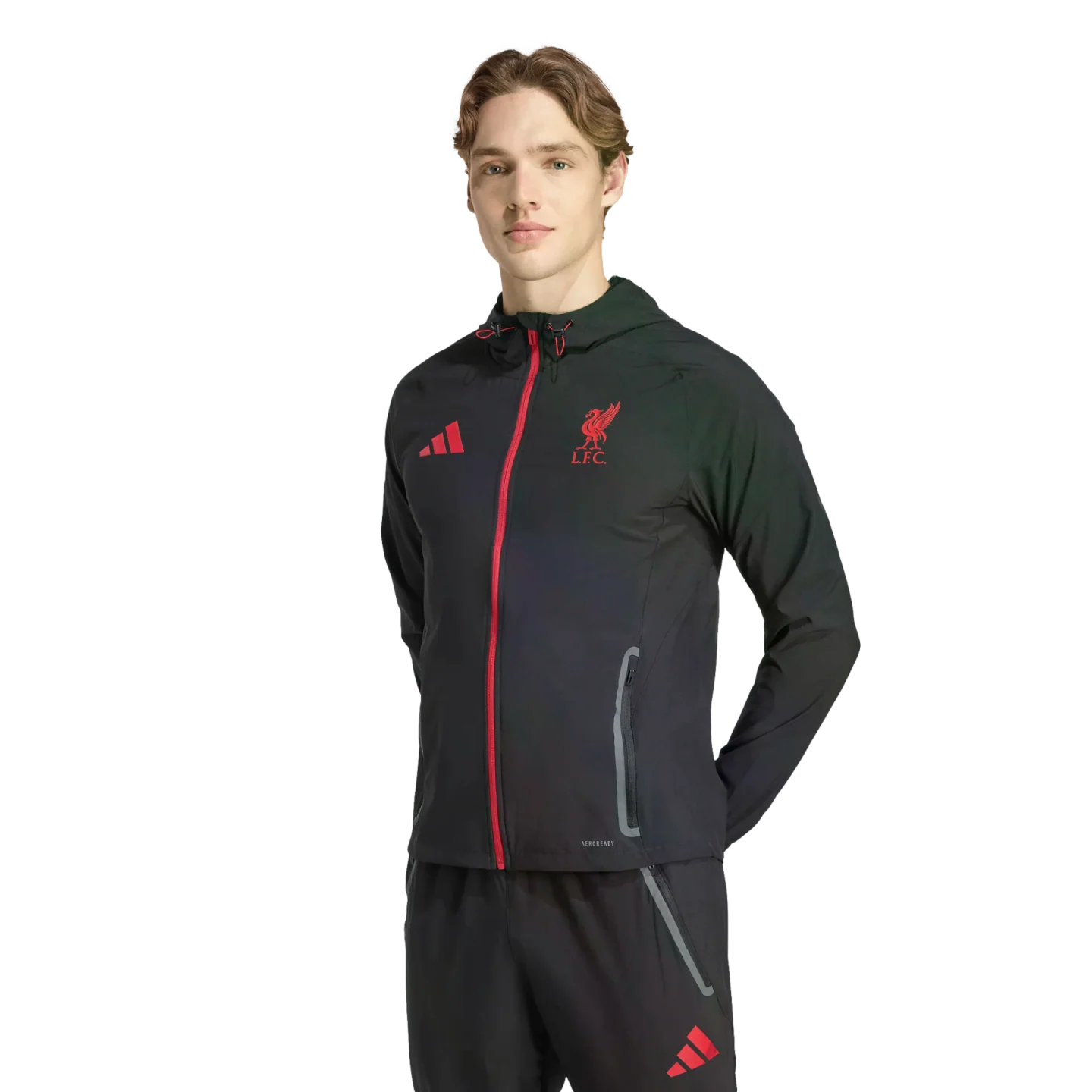 Adidas Liverpool Comp Vis Tech Travel Jacket - Image 2