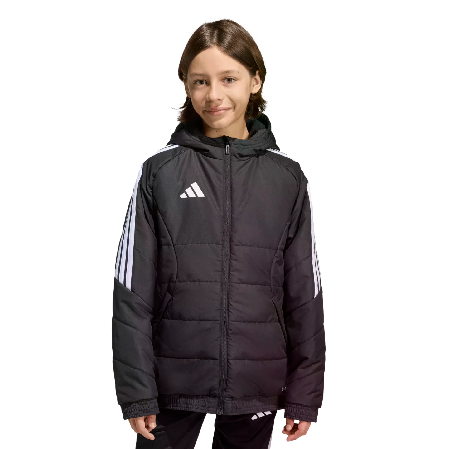 adidas Youth Tiro 26 Winter Jacket - Black - Image 3