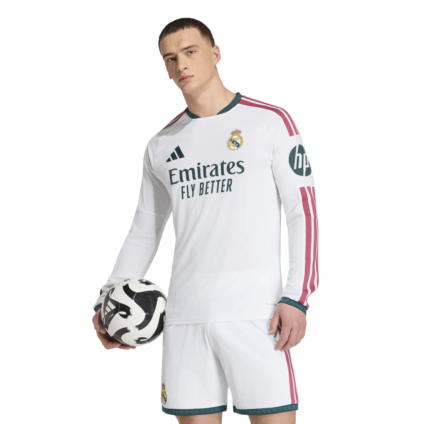 Adidas Real Madrid 26/27 Authentic Long Sleeve Home Jersey - Image 3