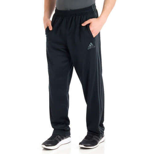 Adidas Fleece Stripe Pants - Black - Image 2