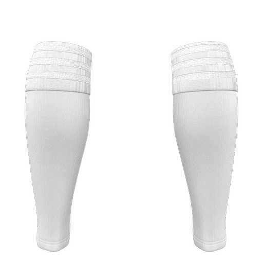 adidas Team 23 Calf Sleeve - White/White - Image 2