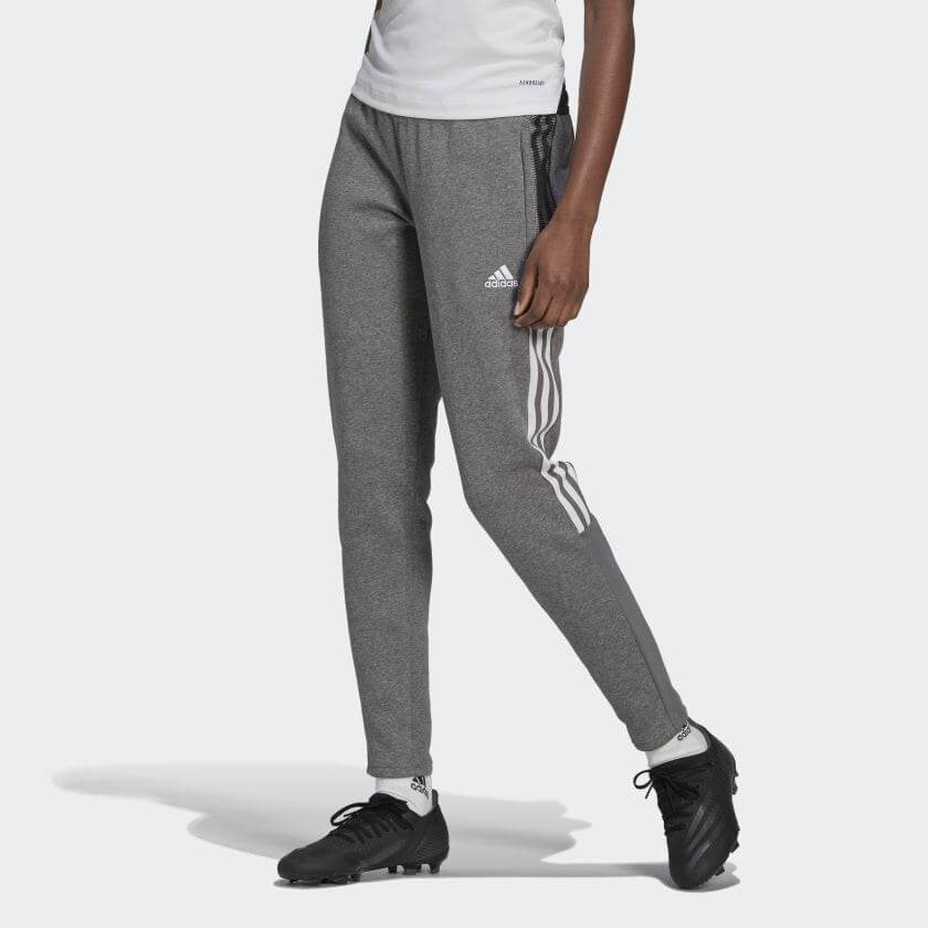 Adidas Tiro 21 Womens Sweat Pants - Grey - Image 2