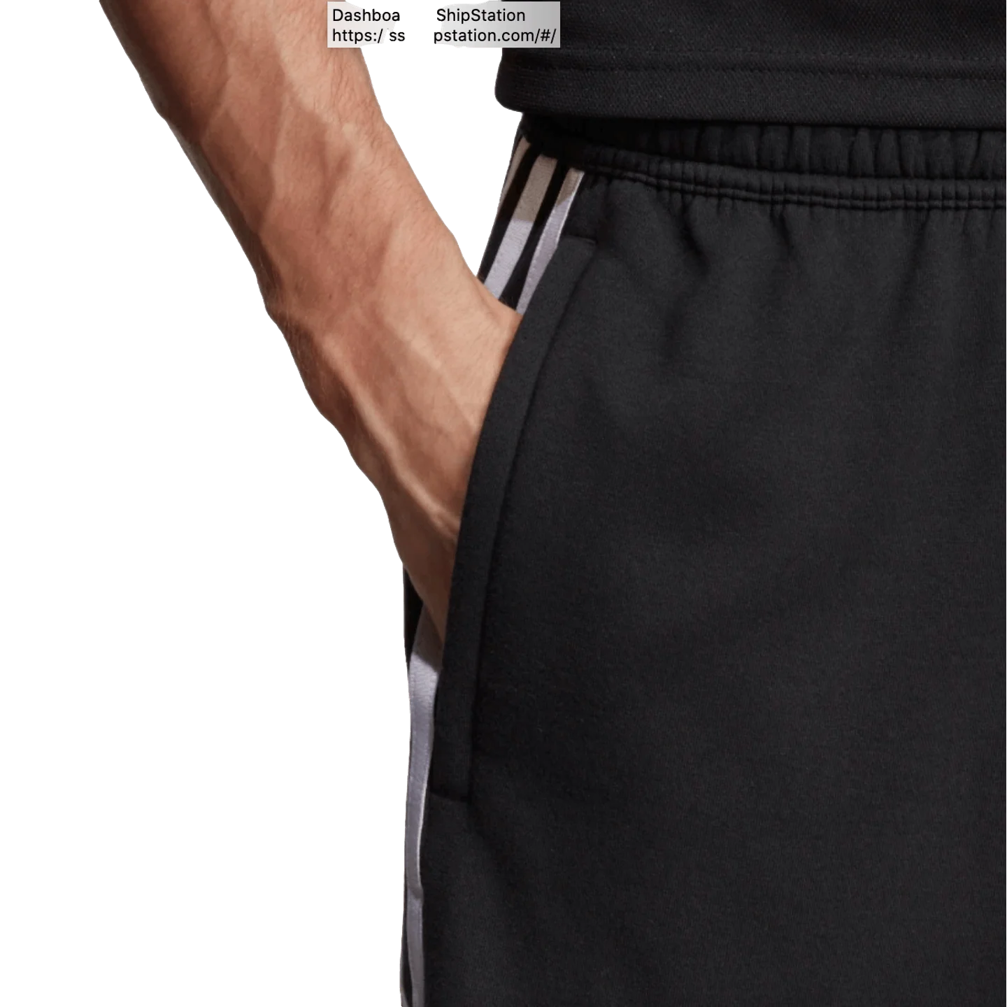 Adidas Tiro 23 League Sweat Shorts - Black - Image 4
