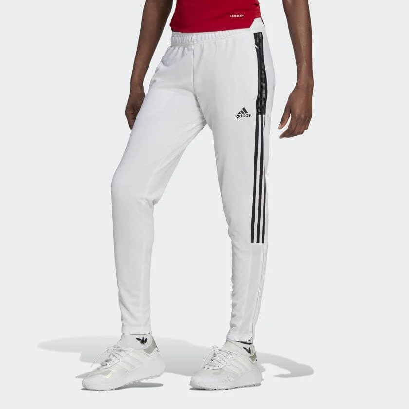 Adidas Tiro Womens Track Pants - White - Image 3
