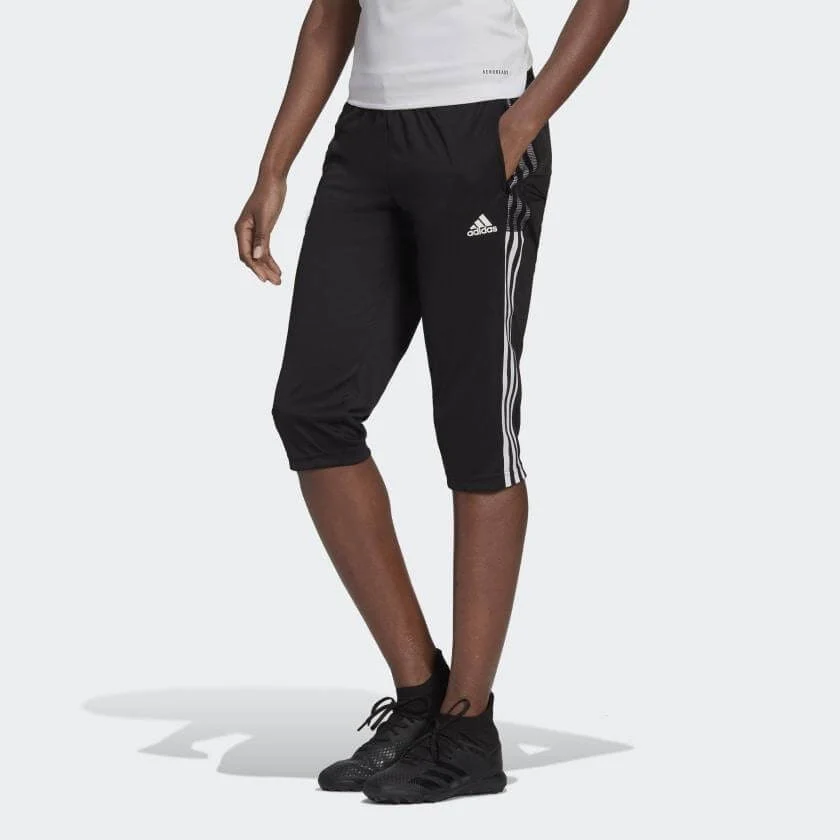 Adidas Womens Tiro 21 3/4 Pants - Black - Image 2