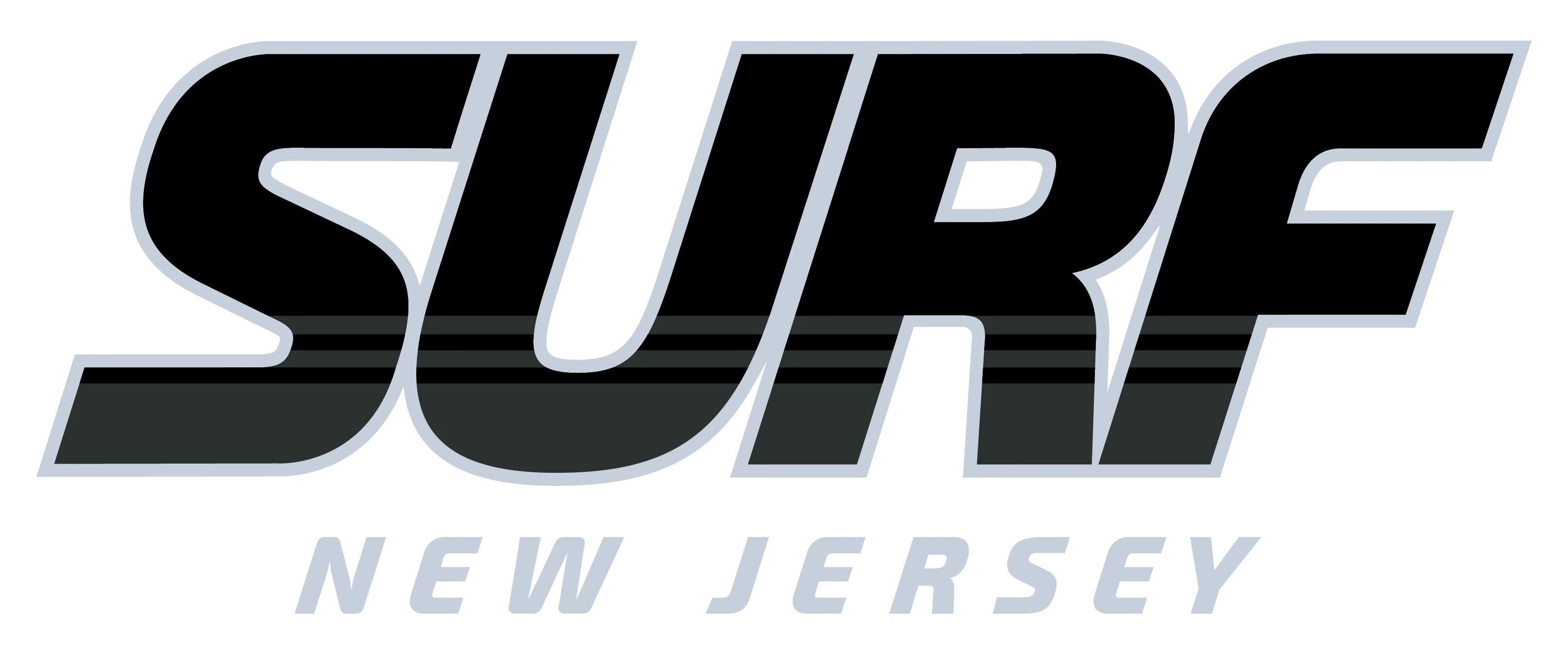 Black "Surf" Front Center Chest New Jersey