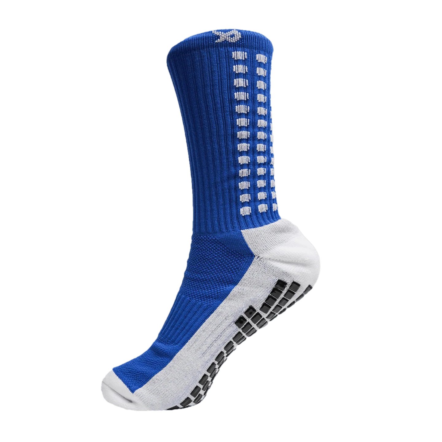 Lux Soccer Grip Calf Socks - Blue