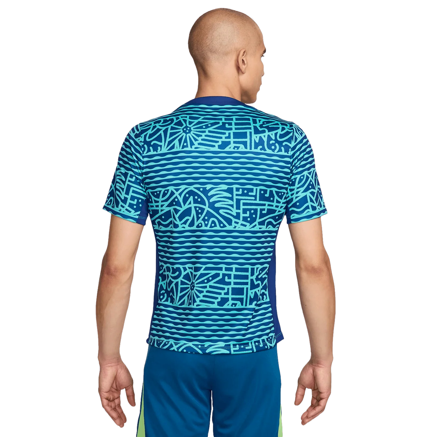 Nike Brazil Academy Pro Pre-Match Jersey - Image 2
