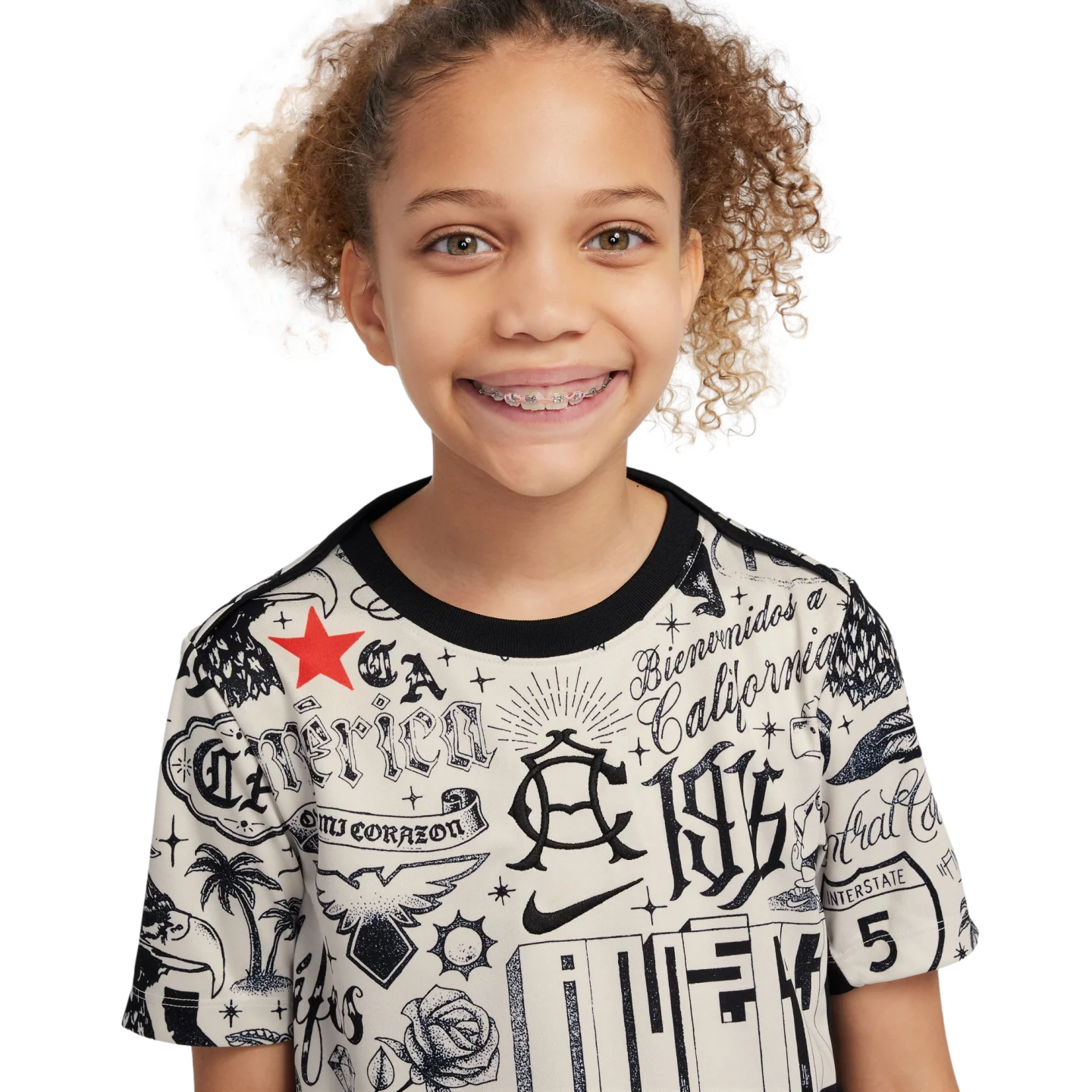 Nike Club America X CA Youth Pre-Match Jersey - Image 3