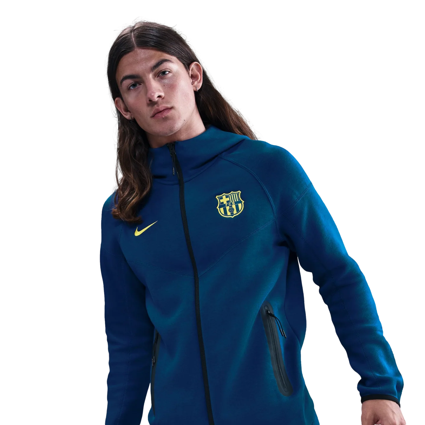 Nike Barcelona Tech Fleece SE Full Zip Hoodie - Image 3
