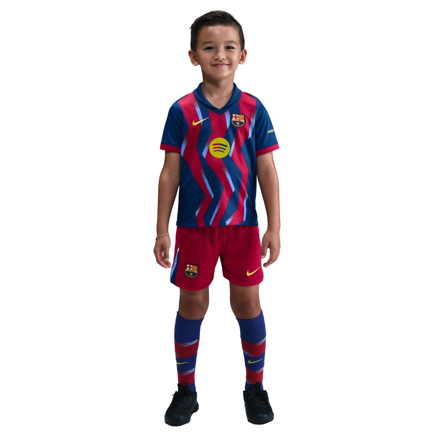 Nike Barcelona 25/26 El Classico Little Kids Fourth Mini Kit - Image 3