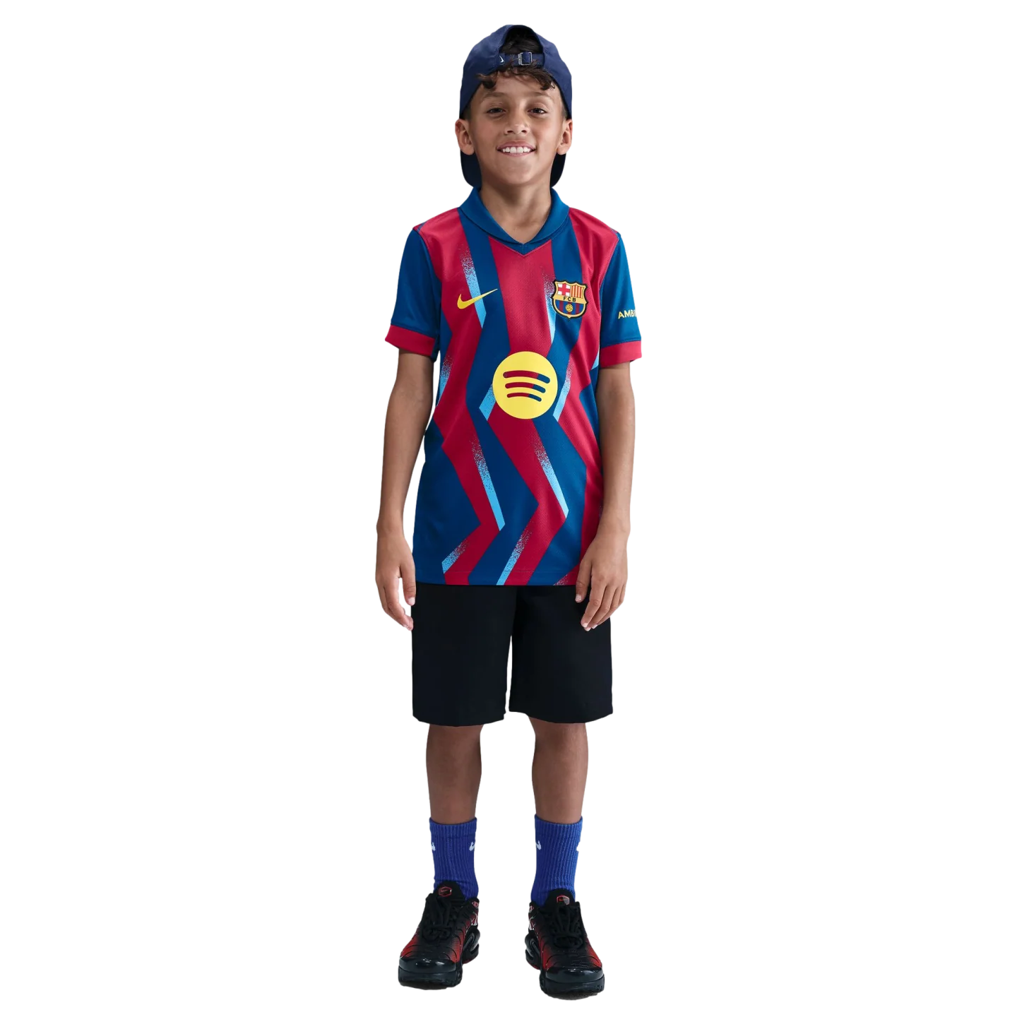 Nike Barcelona 25/26 El Classico Youth Fourth Jersey - Image 3