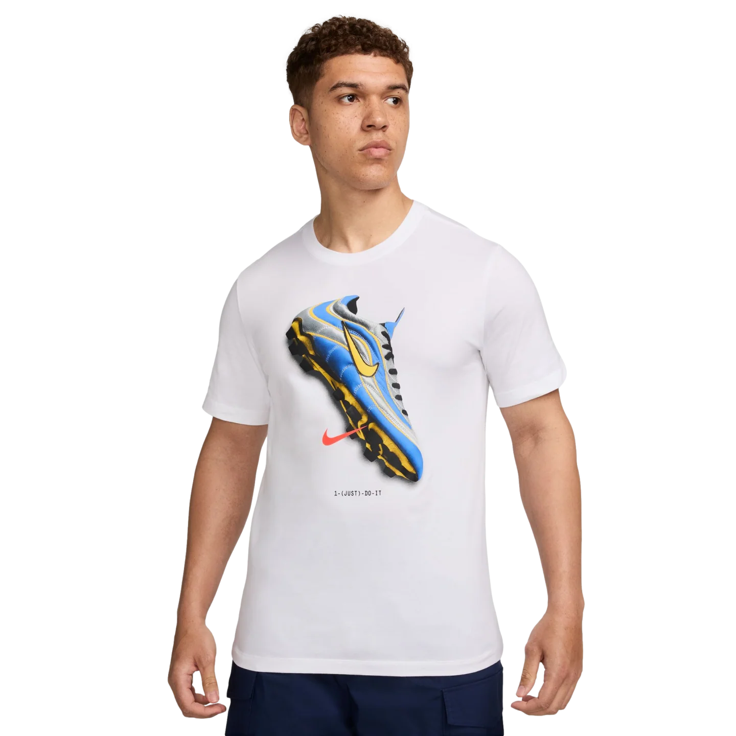 Nike Soccer Shoe Tee - White