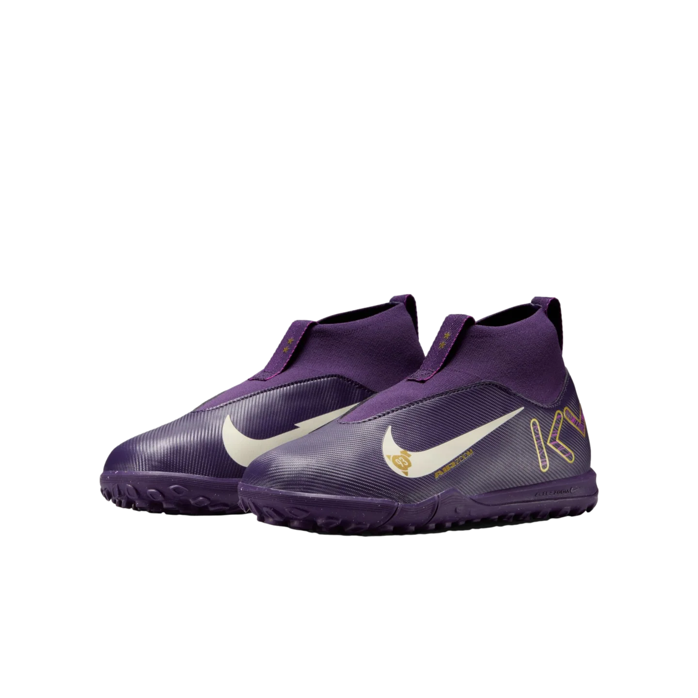 Nike Mercurial Zoom Superfly 10 Academy KM Mbappe Youth Turf Shoes - Image 2