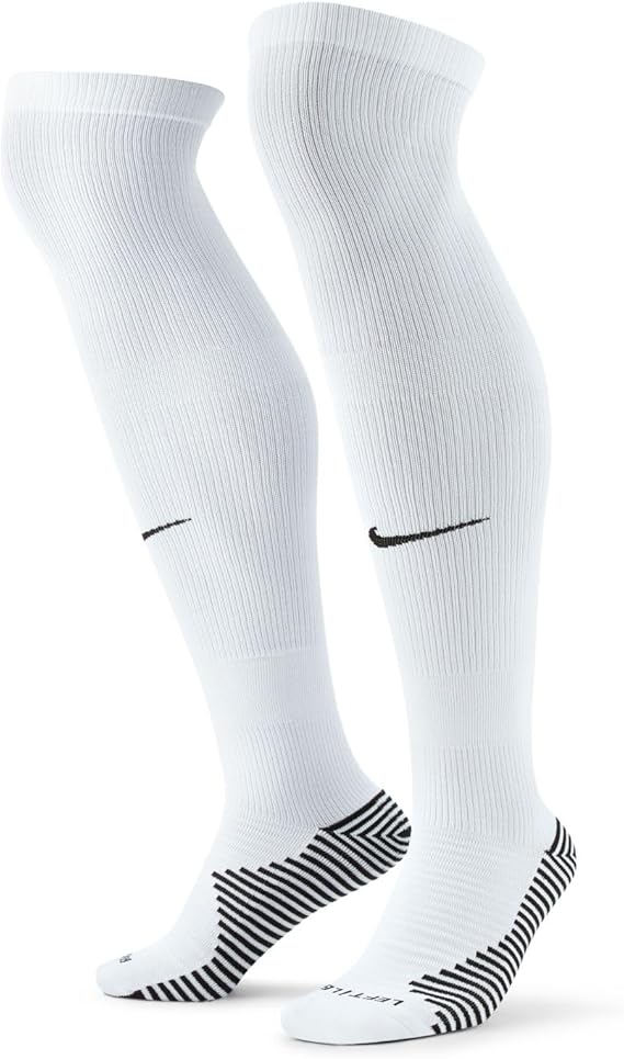 Nike MatchFit Knee-High Soccer Socks White - Image 5