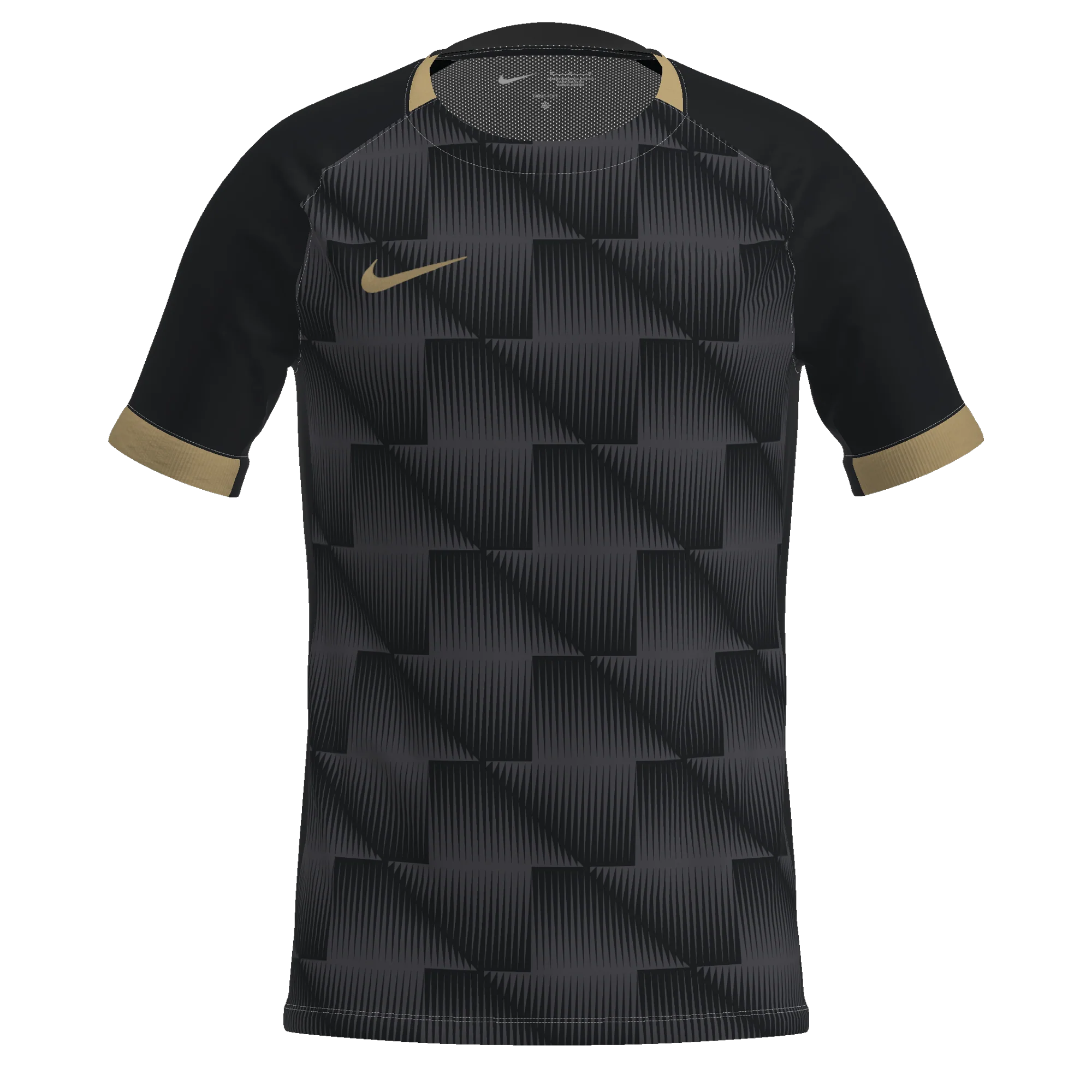 Nike Youth Surf 'Ola de Oro' Authentic Jersey - Black