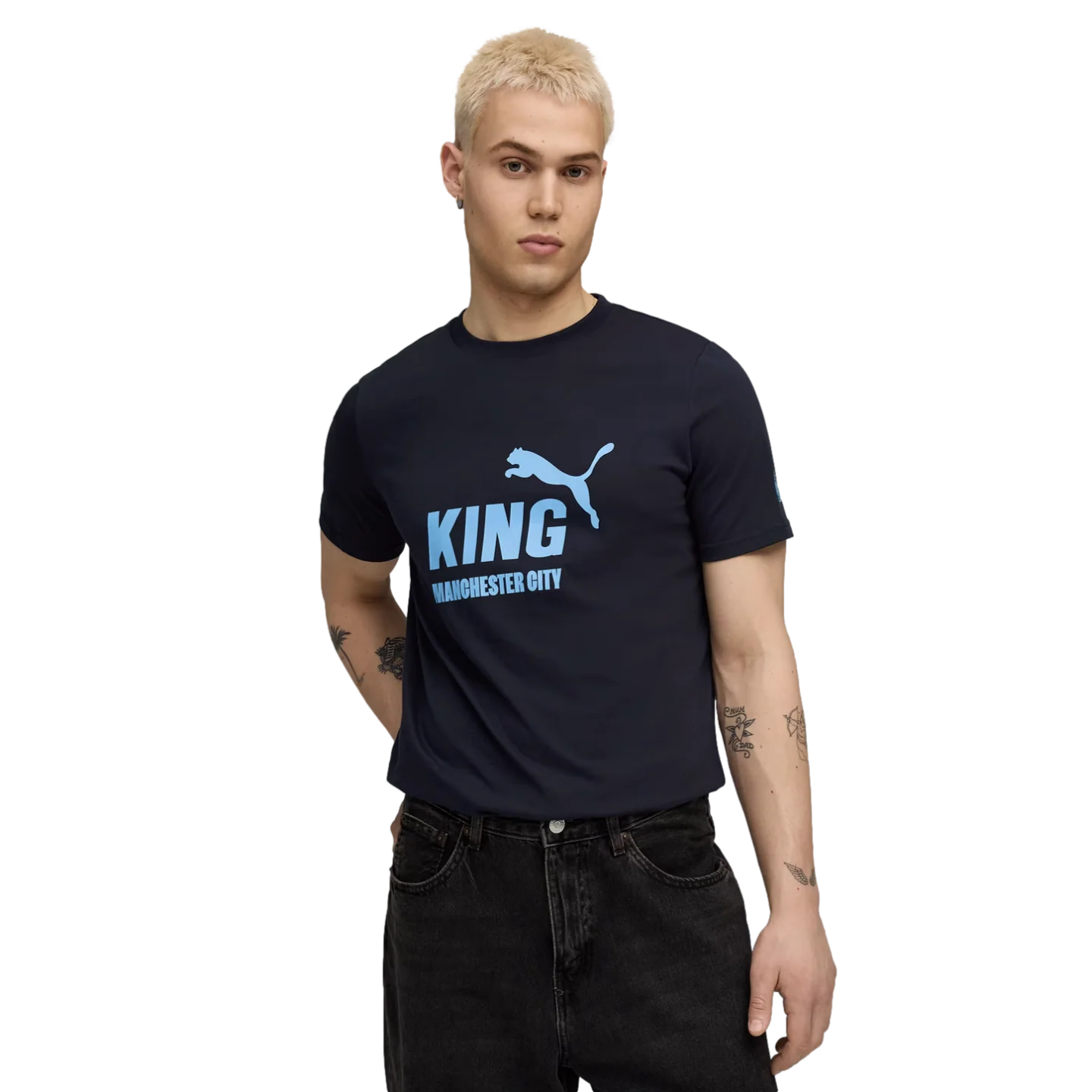 Puma Manchester City King Logo Tee - Image 3