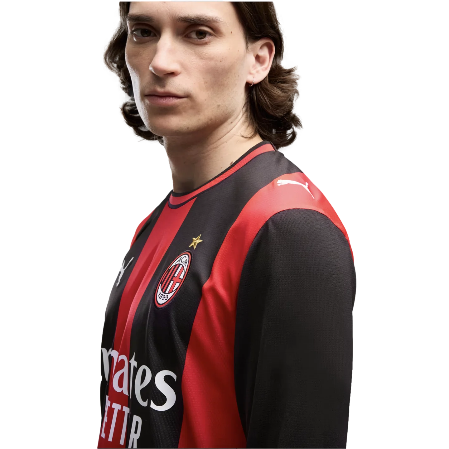 Puma AC Milan 26/27 Long Sleeve Home Jersey - Image 4