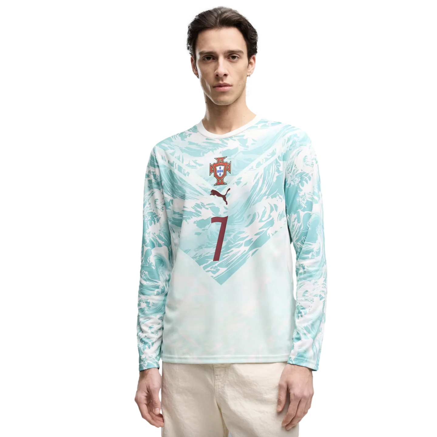 Puma Portugal 2026 Ronaldo Long Sleeve Away Jersey - Image 3