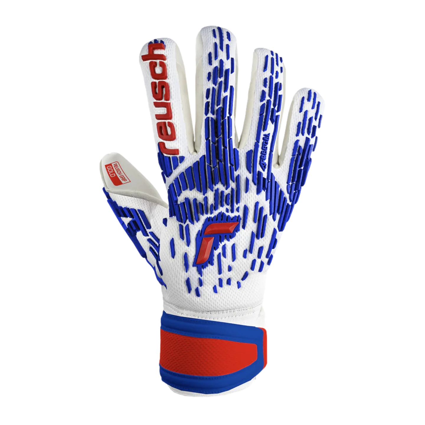 Reusch Attrakt Freegel Gold Sleek Finger Support Goalkeeper Gloves