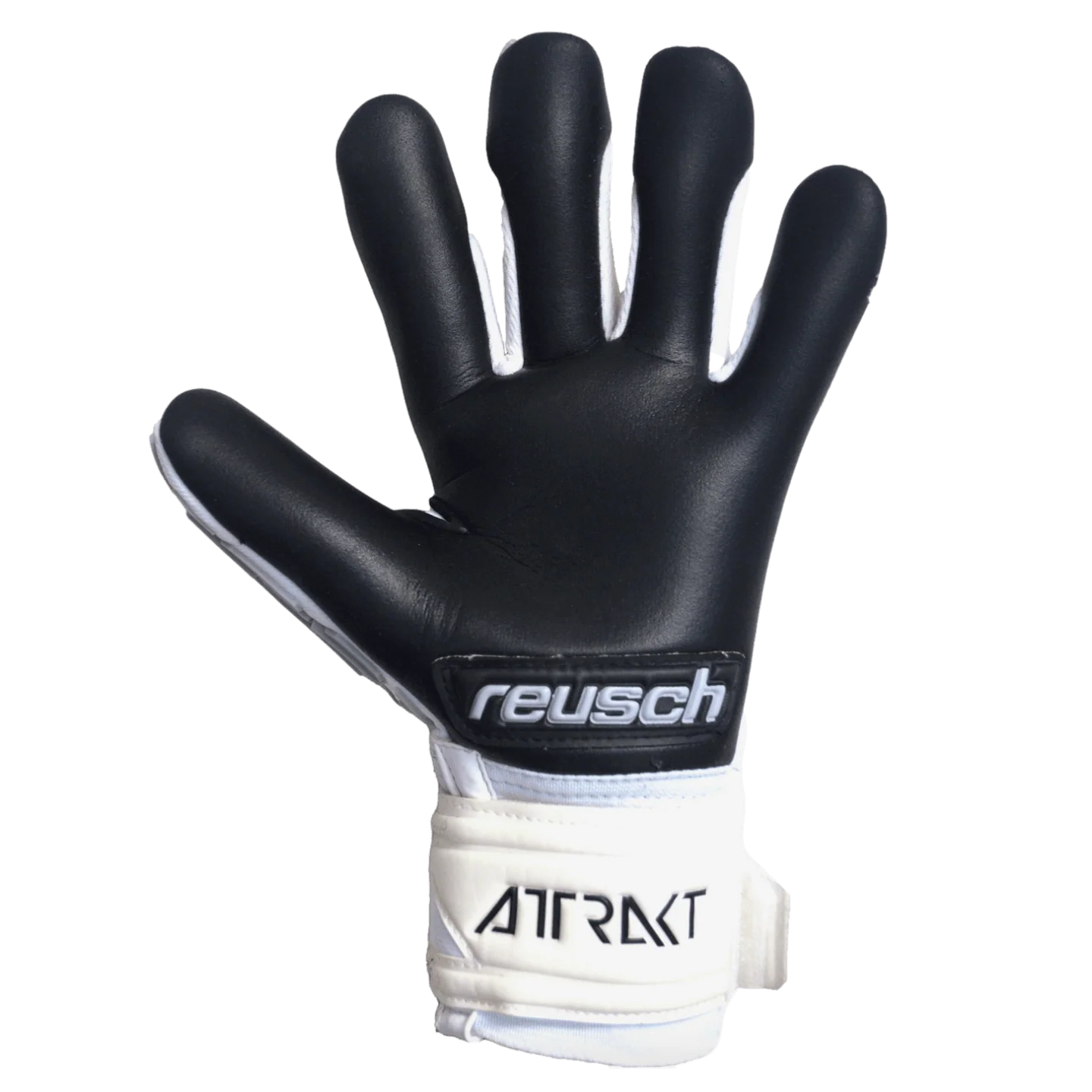 Reusch Attrakt Freegel Silver Finger Support Goalkeeper Gloves - Image 3