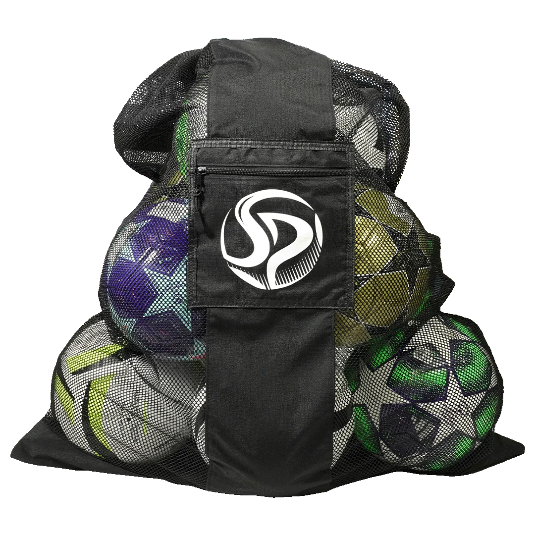 Soccer Post Ball Bag - Black