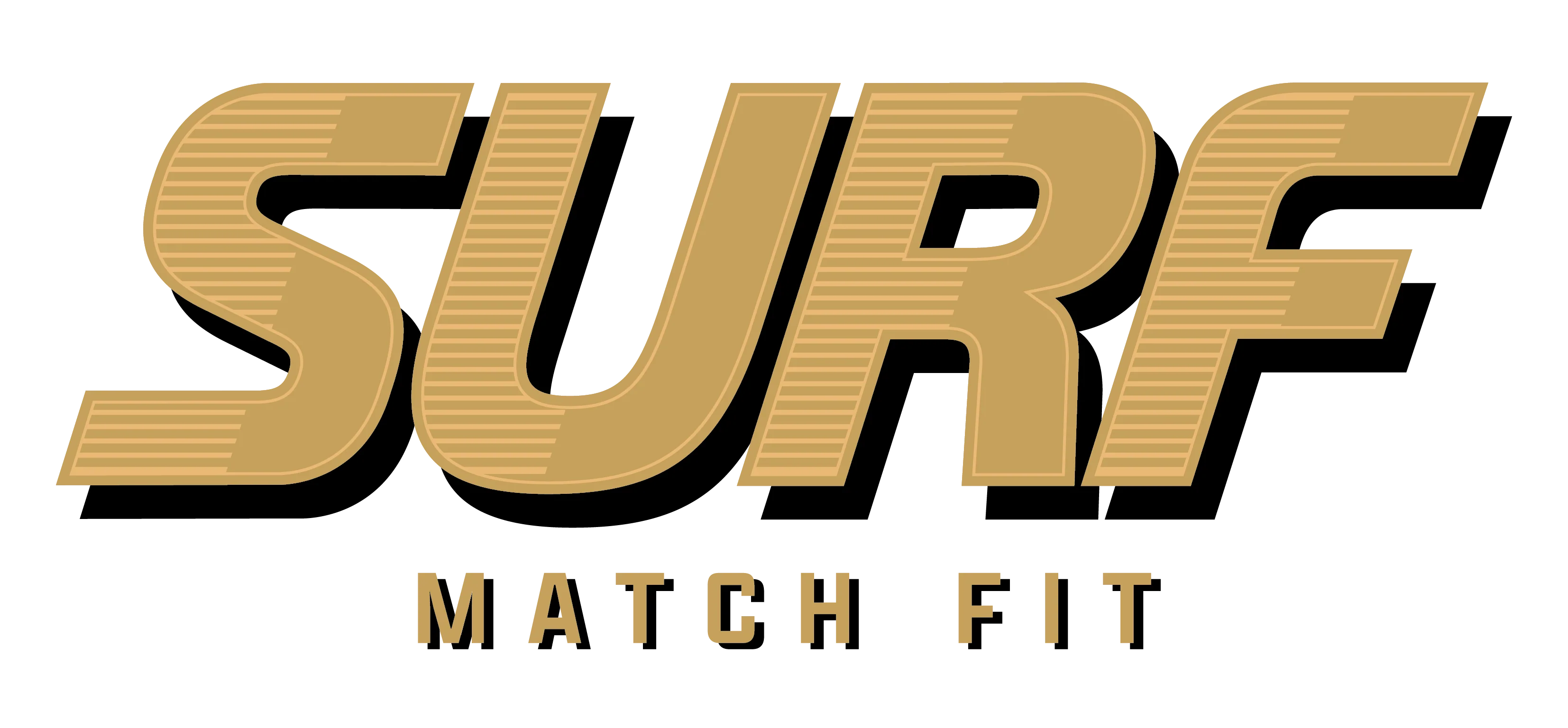 Surf 2026 Middle Chest 'Ola de Oro' Logo - Match Fit
