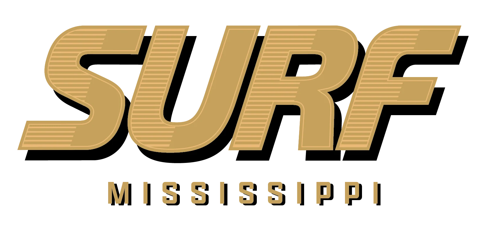 Surf 2026 Middle Chest 'Ola de Oro' Logo - Mississippi