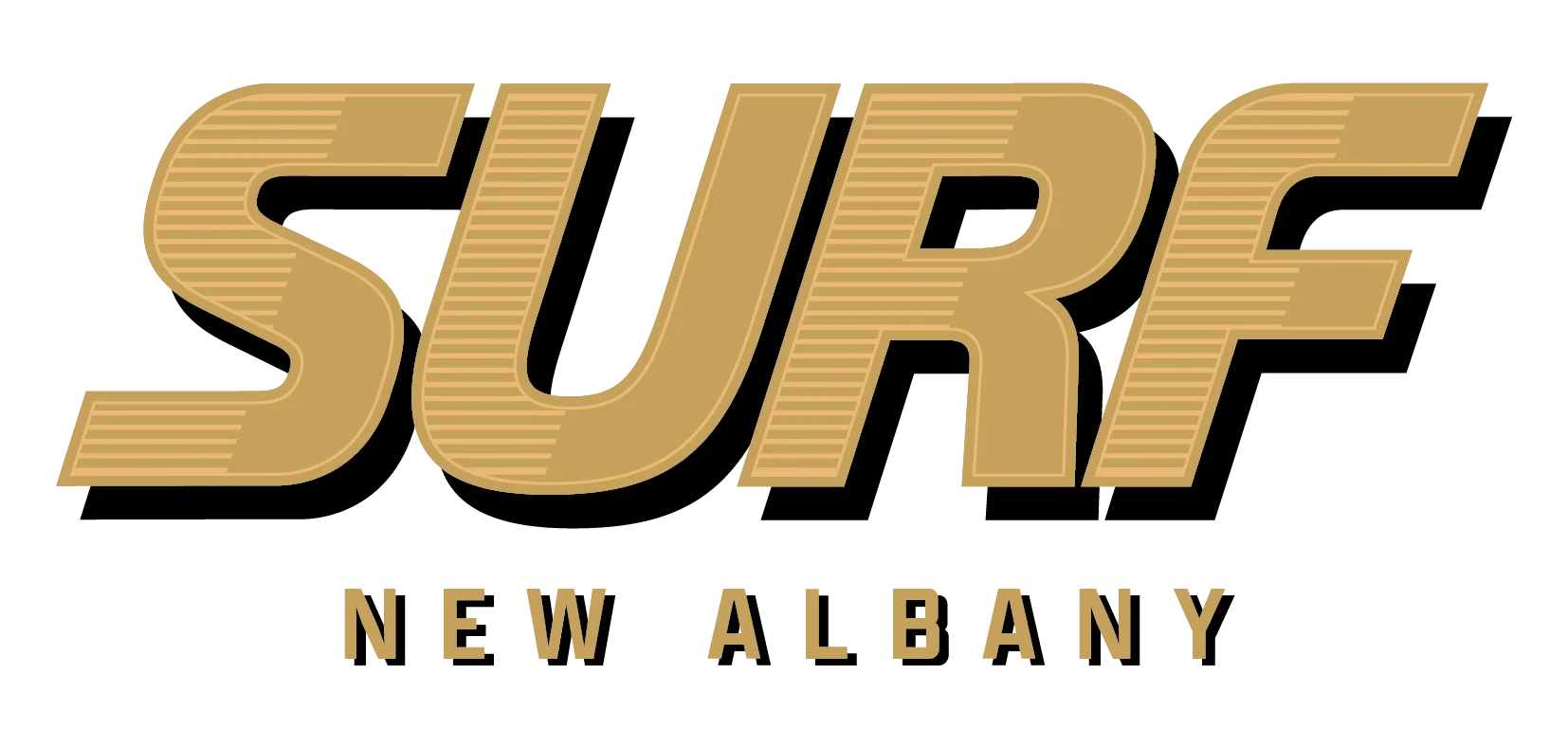 Surf 2026 Middle Chest 'Ola de Oro' Logo - New Albany
