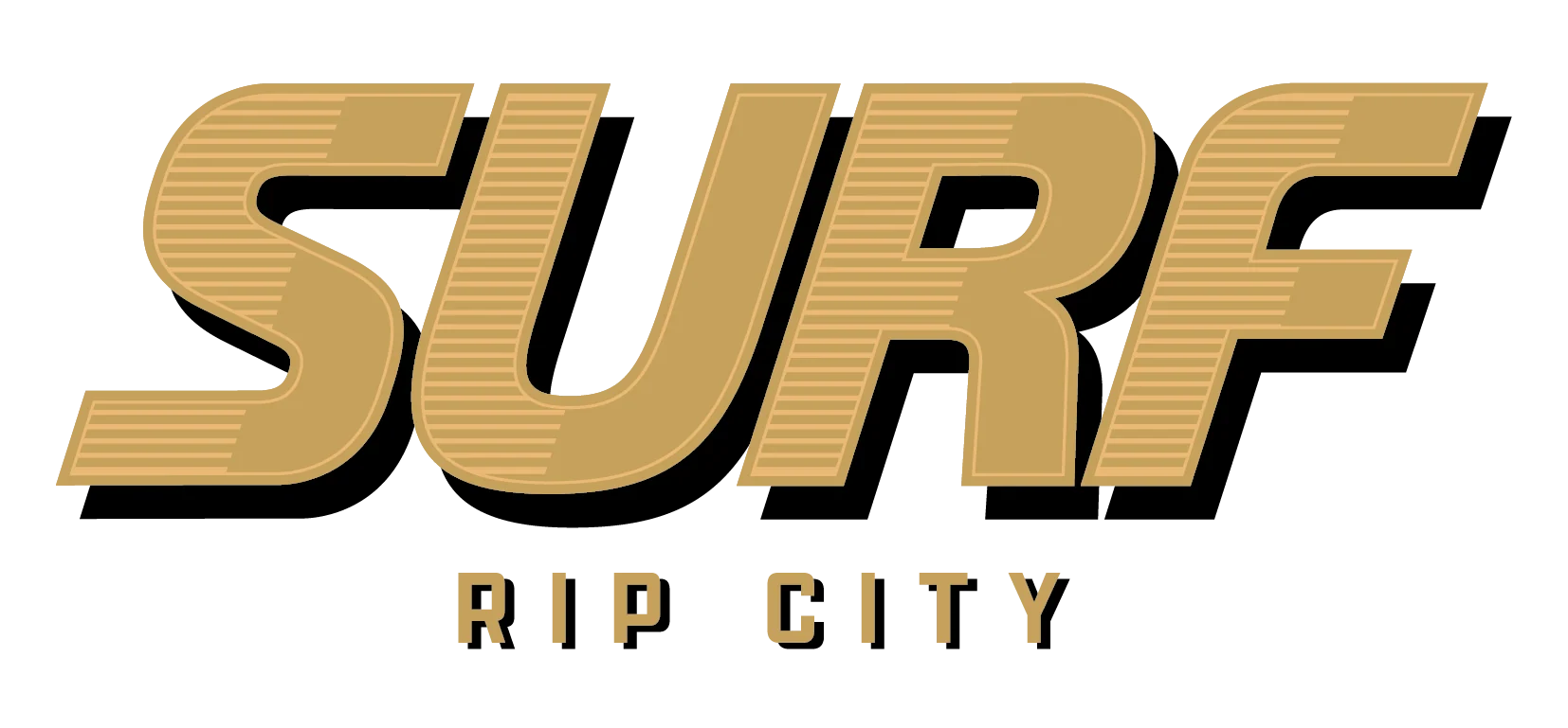 Surf 2026 Middle Chest 'Ola de Oro' Logo - Rip City Surf