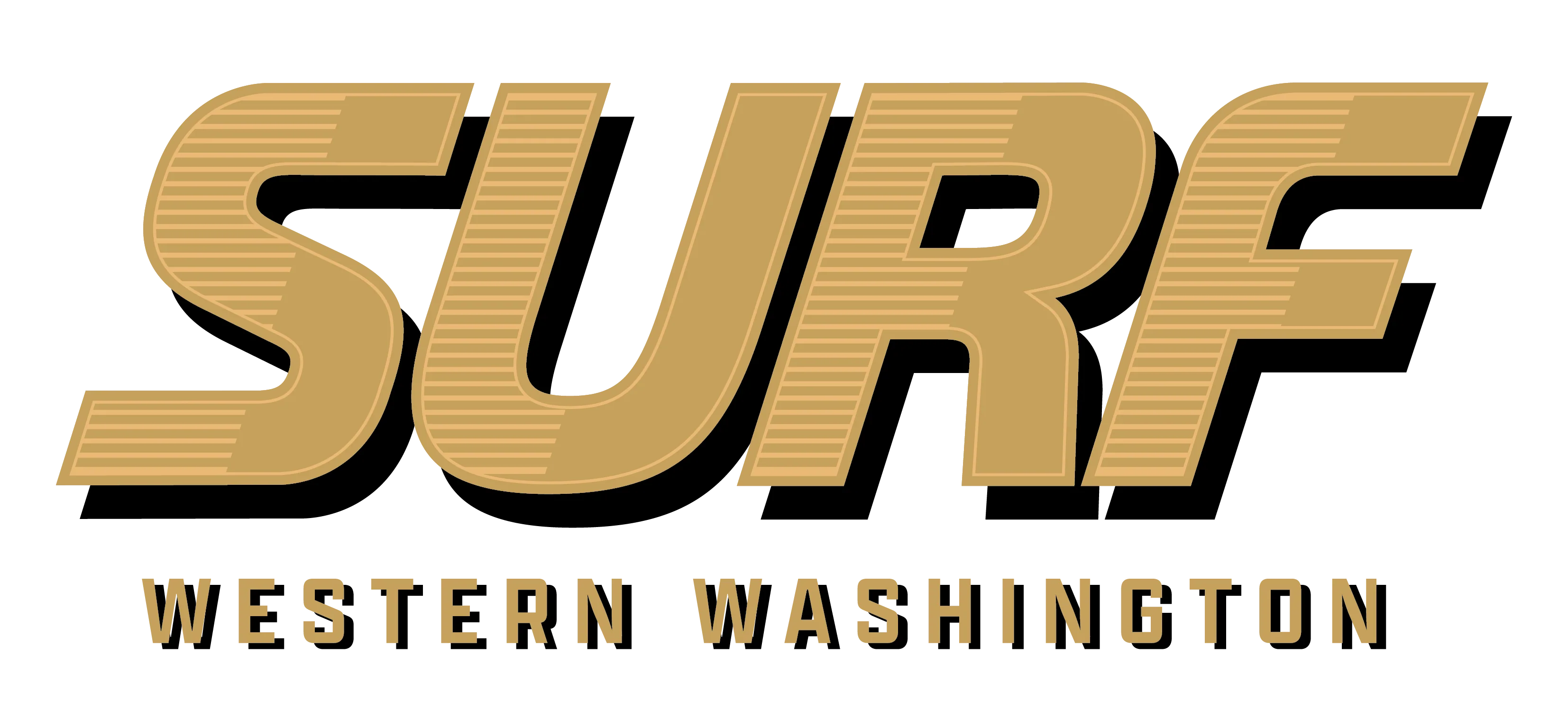 Surf 2026 Middle Chest 'Ola de Oro' Logo - Western Washington