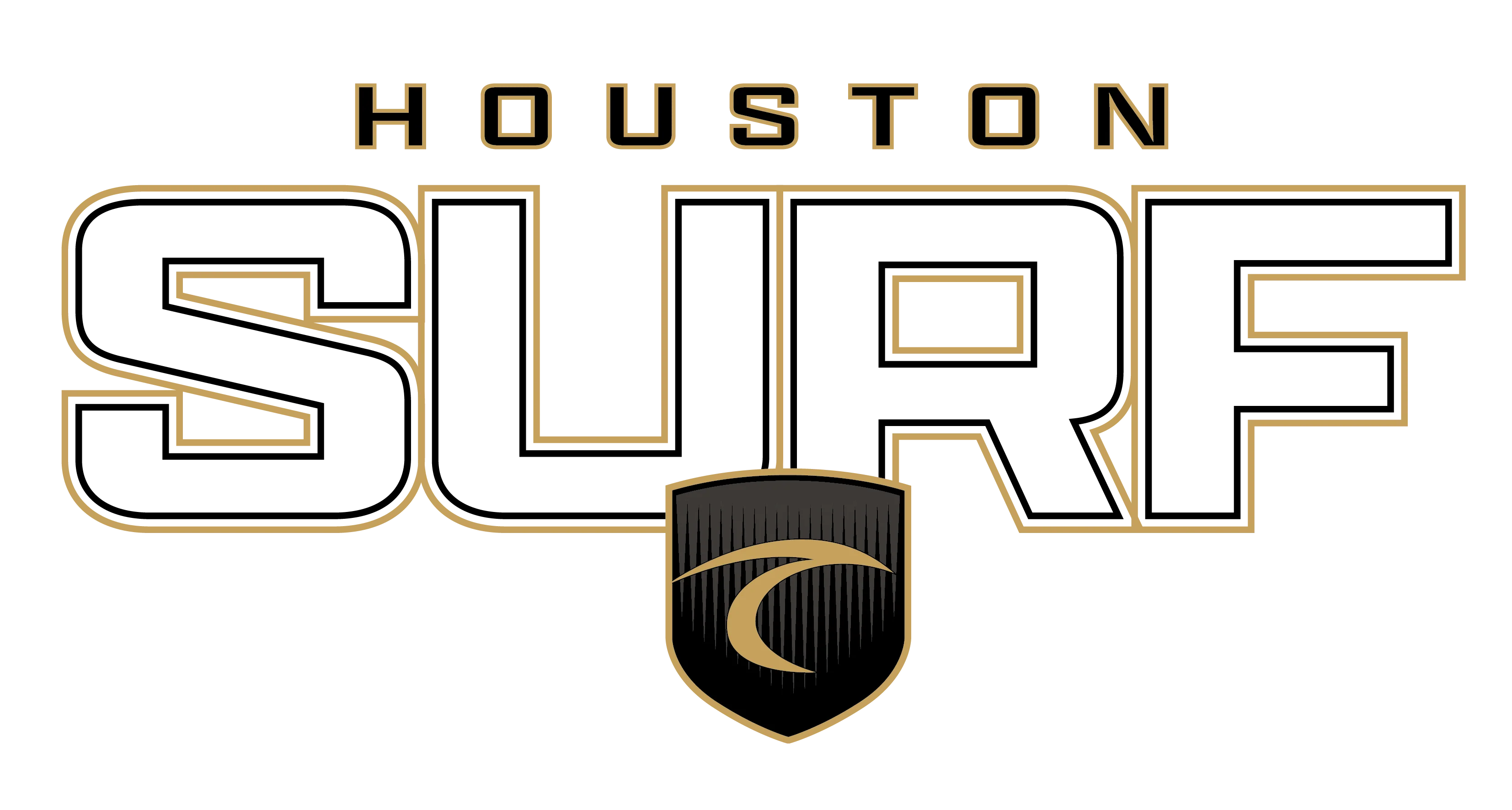 Surf 2026 Middle Chest Shield Trace Logo - Houston