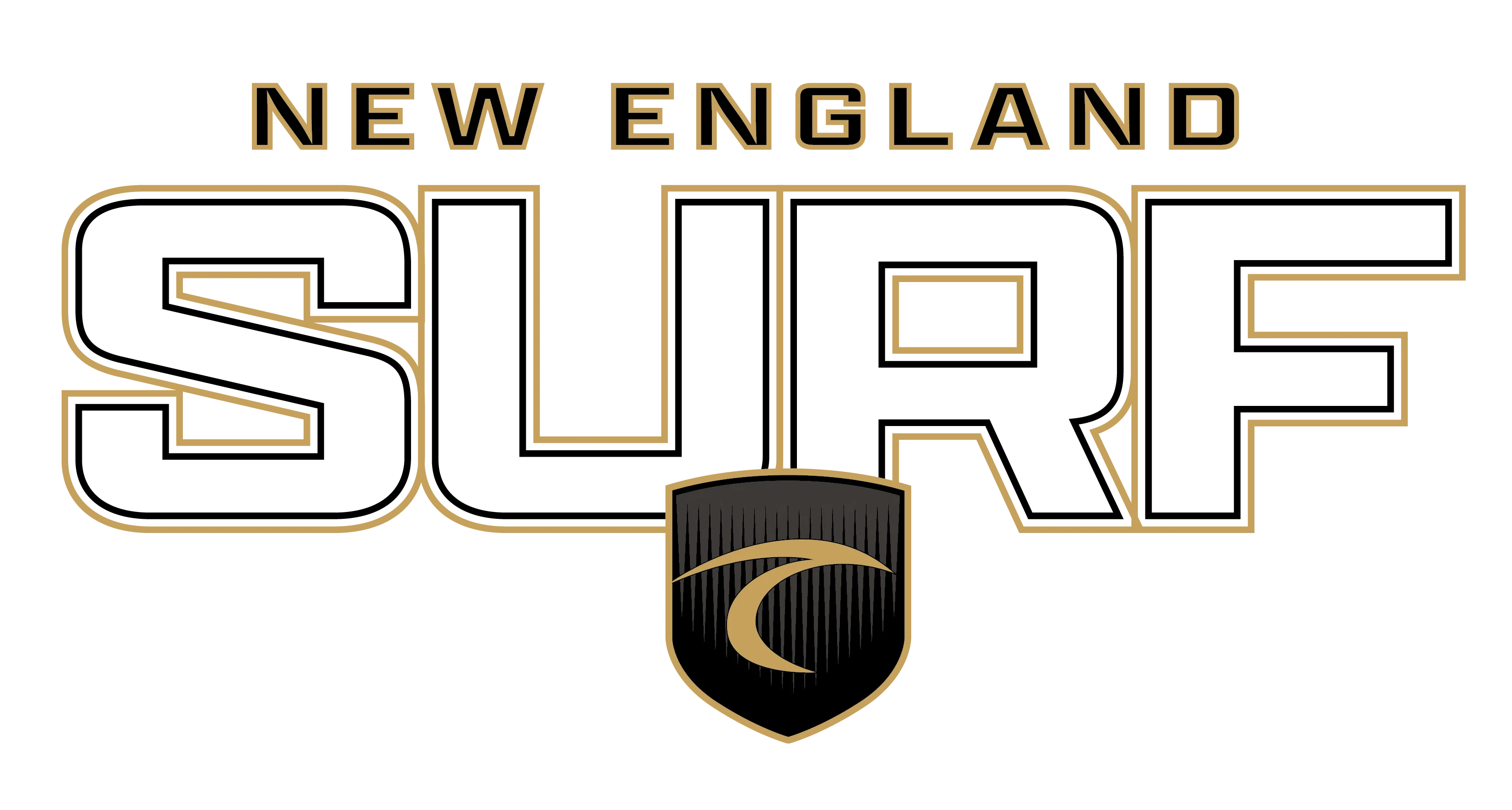 Surf 2026 Middle Chest Shield Trace Logo - New England