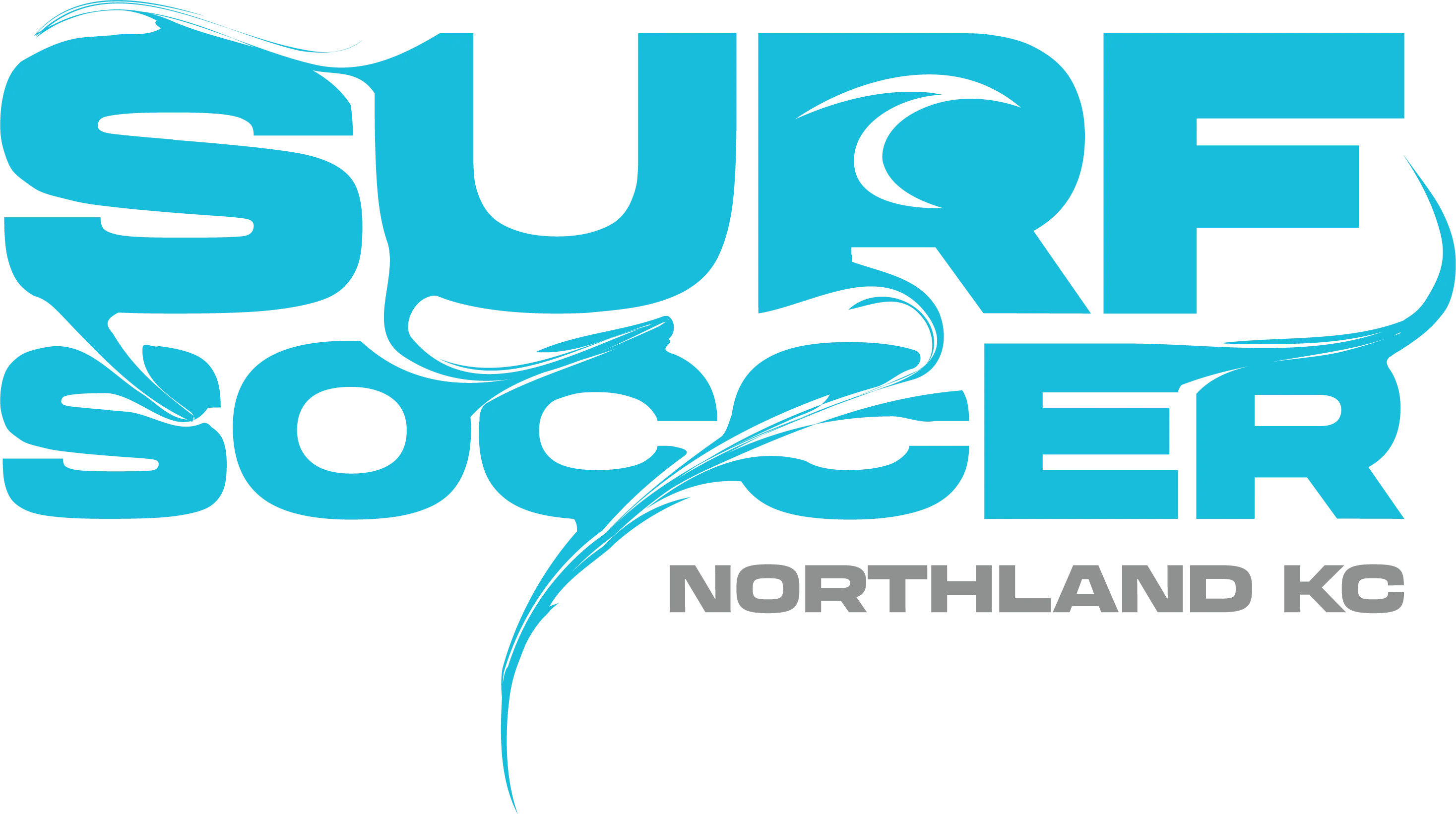 Blue Surf Soccer Paint Logo Northland KC