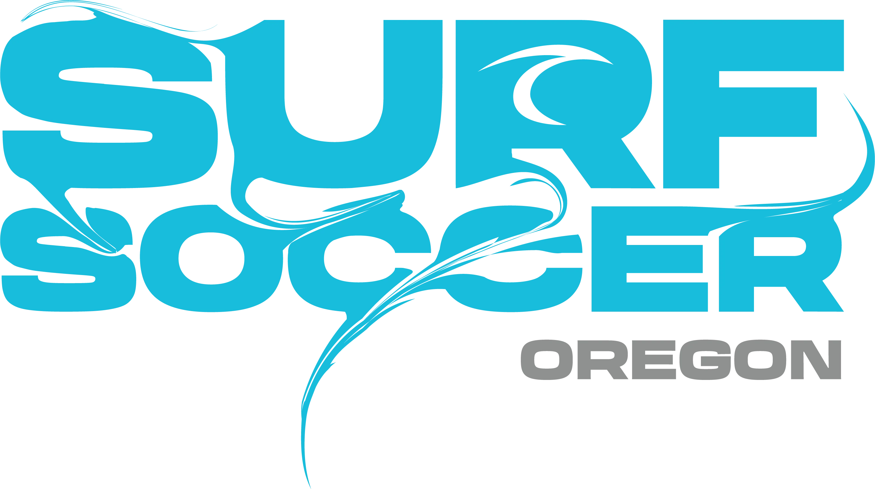 Blue Surf Soccer Paint Logo Oregon