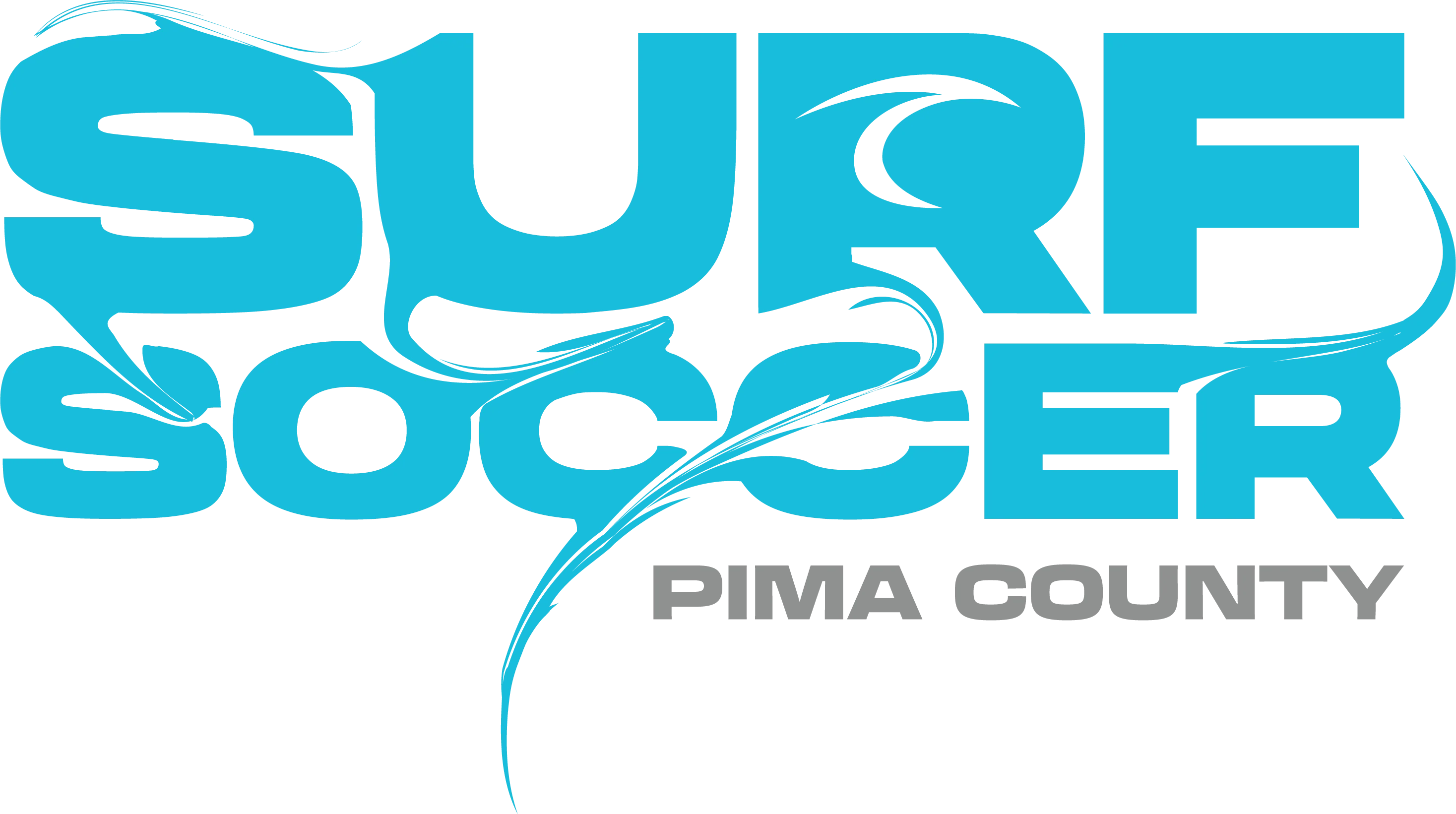 Blue Surf Soccer Paint Logo Pima County