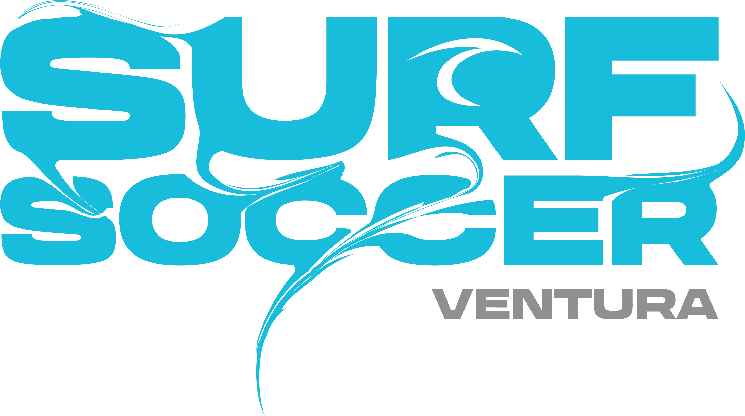 Blue Surf Soccer Paint Logo Ventura