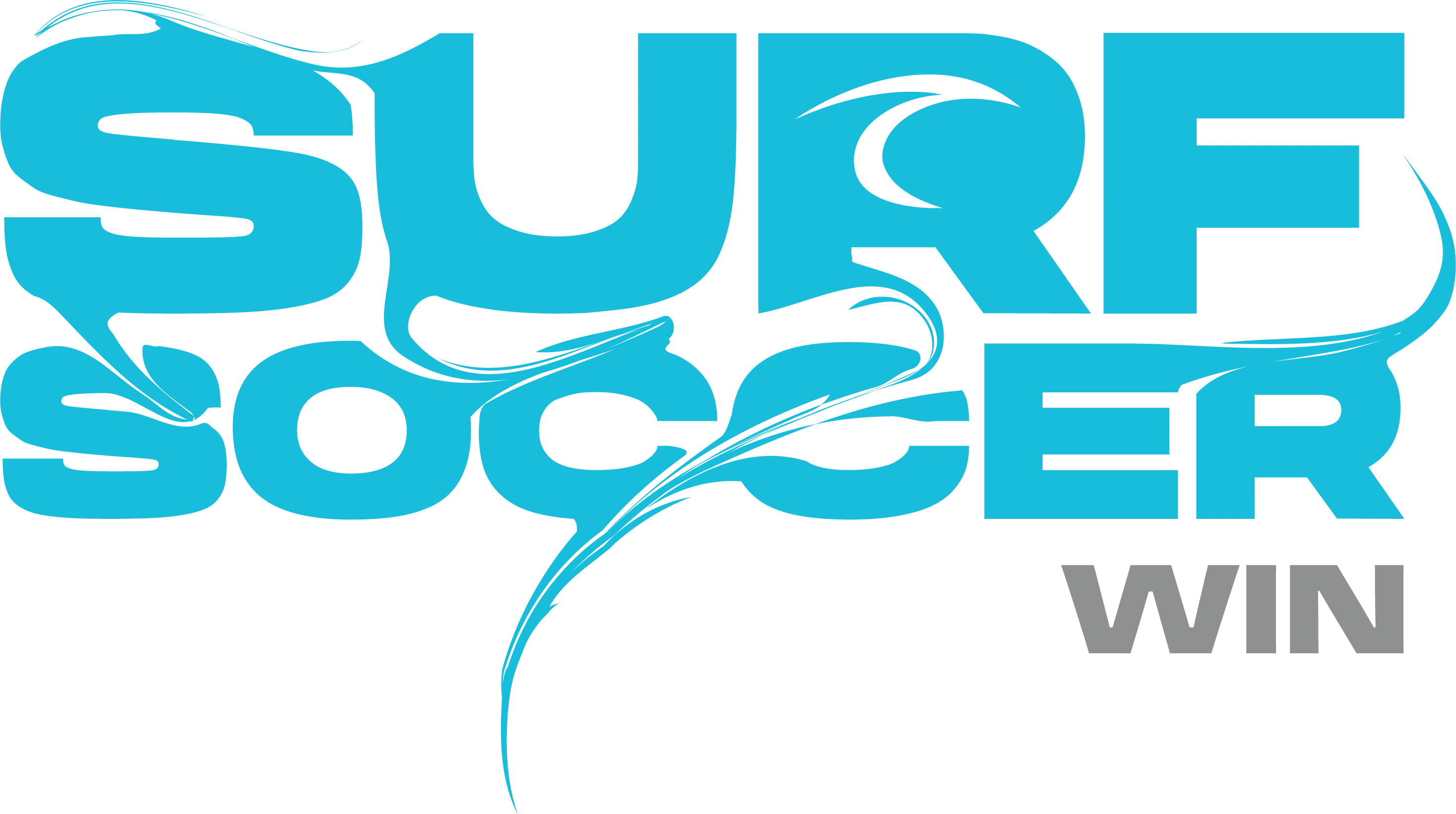 Blue Surf Soccer Paint Logo WIN